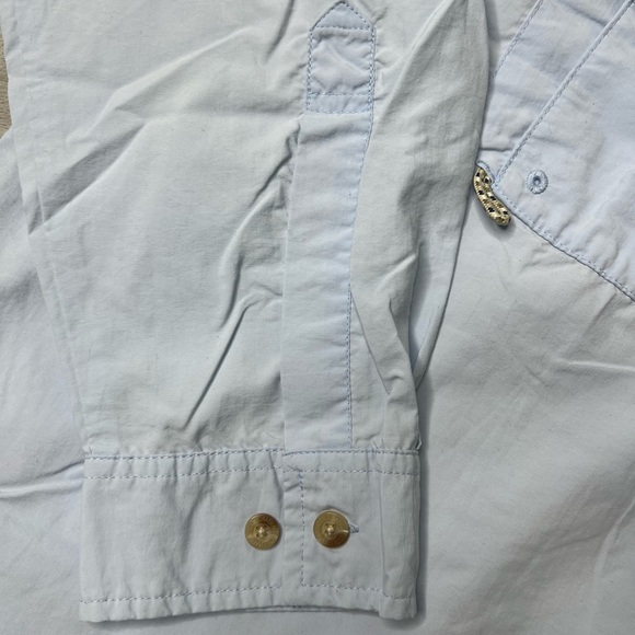 Columbia Shirt Mens 2XLarge Blue Vented Fishing Button Up Long Sleeve - Picture 6 of 13